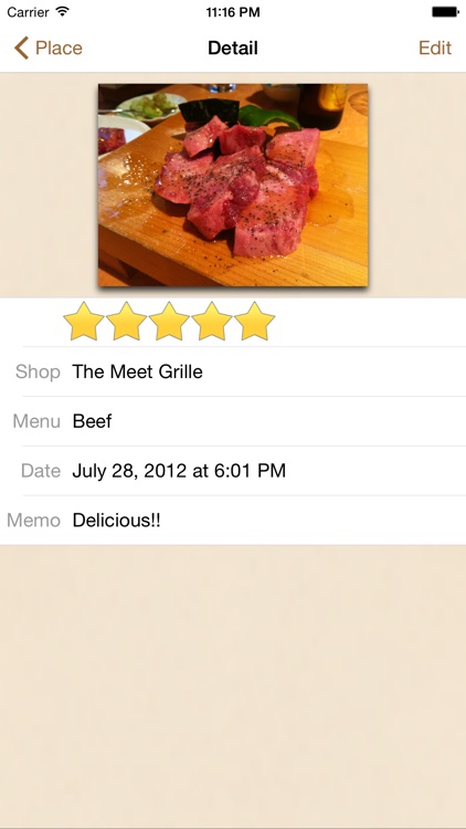 My Meal Map
