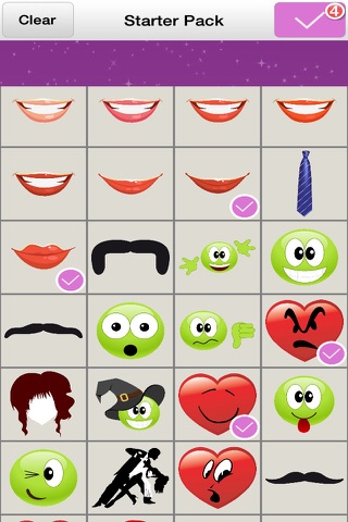 Stick Me On - Add Emoji Keyboard style stickers to your photo edits; hearts, masks, faces, mustache sticker for free screenshot 4