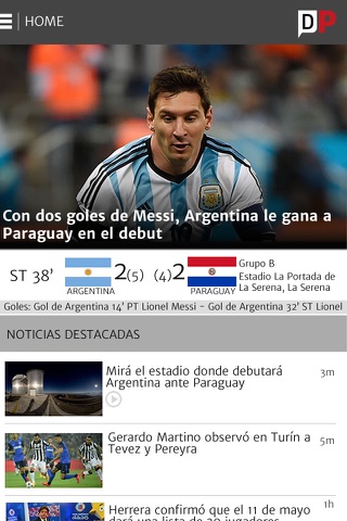 Diario Popular Copa America screenshot 4
