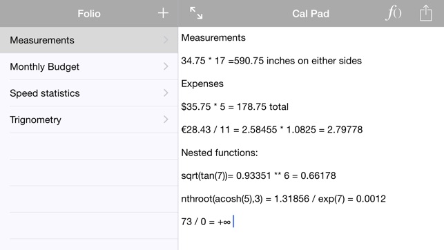 Cal Pad Folio - Calculator & Notepad in one app!(圖4)-速報App