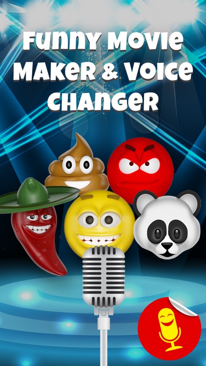 Talking Emoji Voice Modifier - Crazy Helium Booth Voice Changer Free & Funny Movie Maker