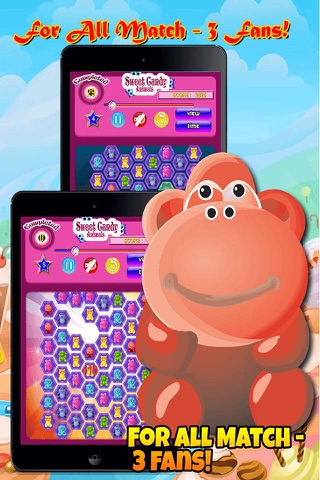 Sweet Candy Animals Pro ~ Match the Sweet Animal's to Crush them and Win! screenshot 3