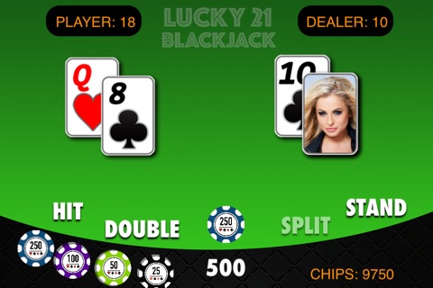 Lucky 21 Blackjack screenshot 2