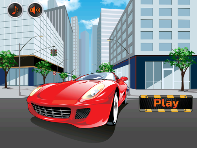 Big Auto Racing vs Grand Traffic, game for IOS