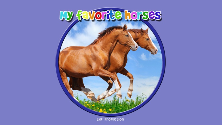 my favorite horses - no ads games for kids screenshot-0