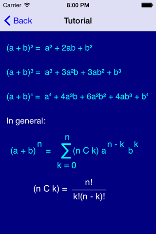 Algebra Pro Lite screenshot 3