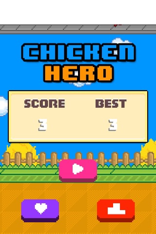Chicken Hero - An Endless Retro Arcade Adventure screenshot 4