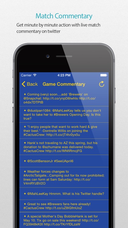 Milwaukee Baseball Schedule Pro — News, live commentary, standings and more for your favorite team screenshot-4