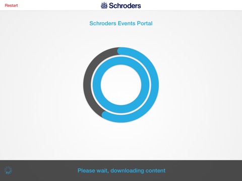 Schroders UK Events Portal screenshot 2
