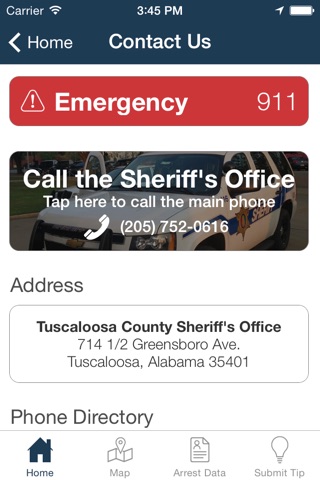 Tuscaloosa County Sheriff screenshot 4