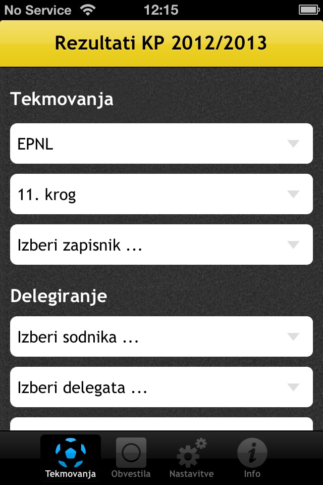 Rezultati KP screenshot 2
