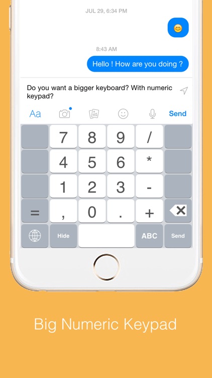 Highlighted Keyboard - Extra large Keyboard with next key hints screenshot-3