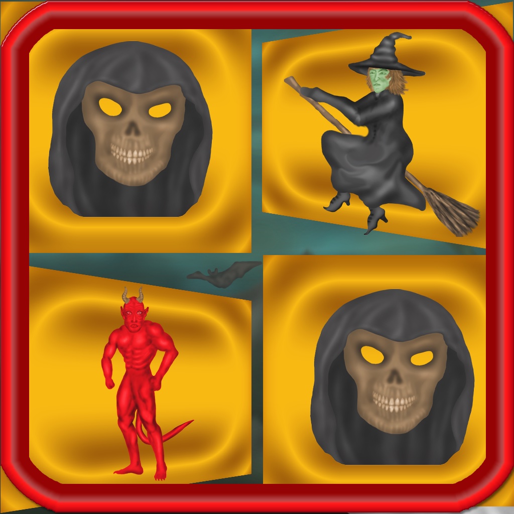 Halloween Scary Memory Flash Cards icon