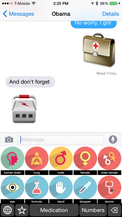 Medical XtraKeyboard: Custom Keyboard Sticker and Emoji for medical professionals or students