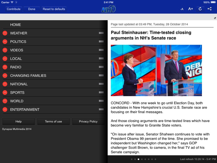 NH1 for iPad