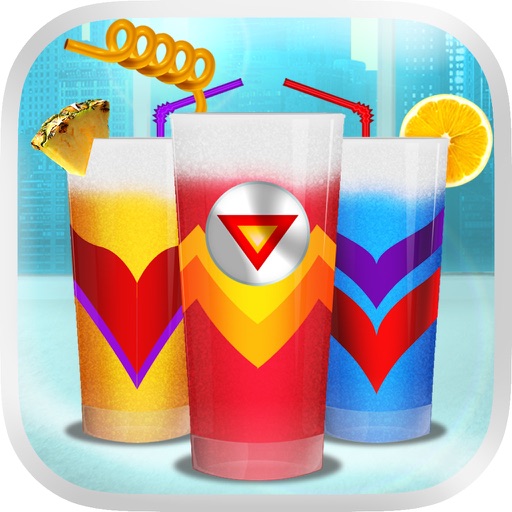 The Amazing Superheroes And Legends Club Frozen Slushies Maker Game Free App icon