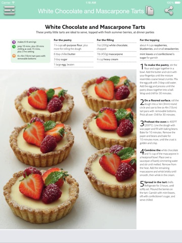 Dessert Recipes - Quick and Easy for iPad screenshot 3