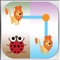 Dots and Boxes Animals Connect - drawing flow cerebra match same 8x8 10x10 12x12 logic