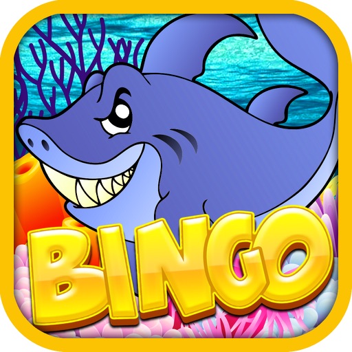 Shark Bingo in Water Featuring Tank of Casino Evolution Game Pro iOS App