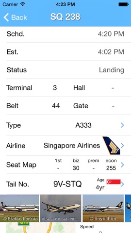 SG Changi Airport - iPlane Flight Informationのおすすめ画像2