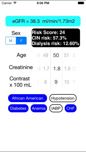 Contrast Nephropathy Risk Calculator(圖3)-速報App