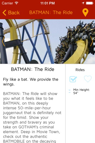 Offline Amusement park guide for Six Flags Great Adventure screenshot 3