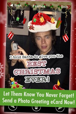 Christmas Holiday Message - Photo Greeting eCard Maker screenshot 4