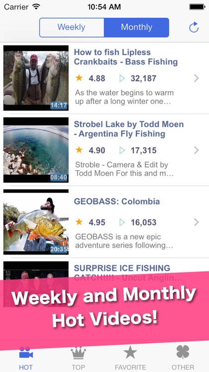 FishingTube - Angling movies and fishing amazing videos viewer