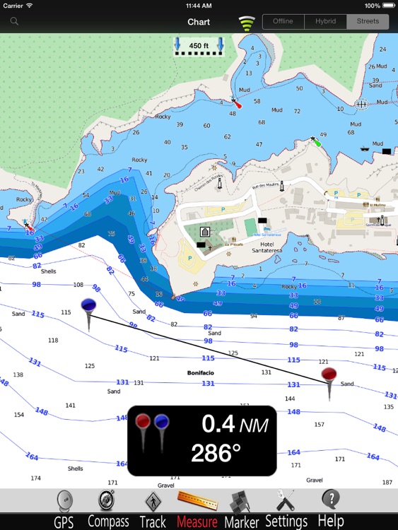 Strait of Bonifacio Chart Pro