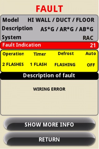 Air Conditioning Faults screenshot 4