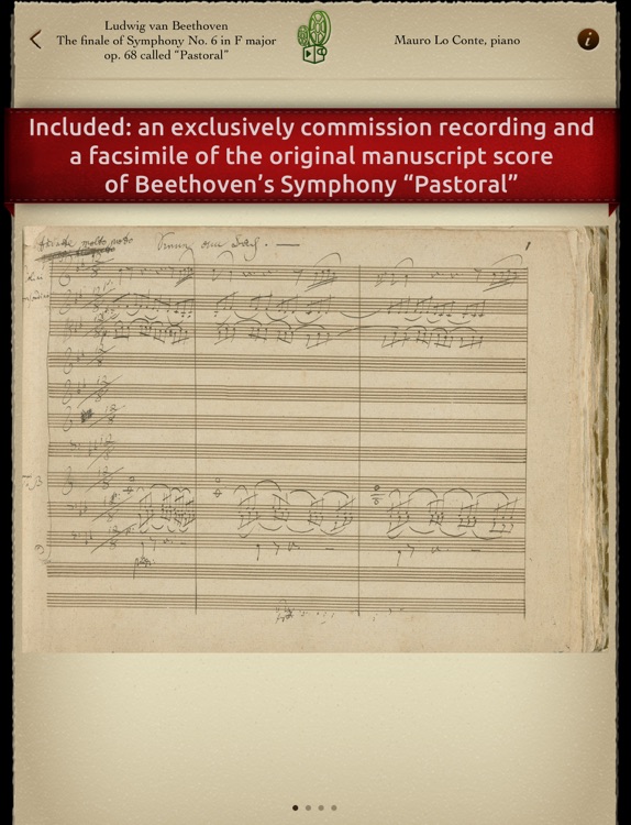 Play Beethoven – Pastoral (interactive piano sheet music) screenshot-4