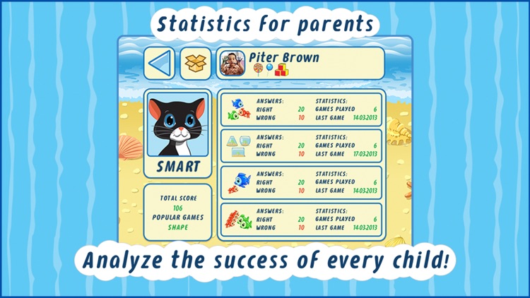 Smart Kitty - an educational game for toddlers and children.
