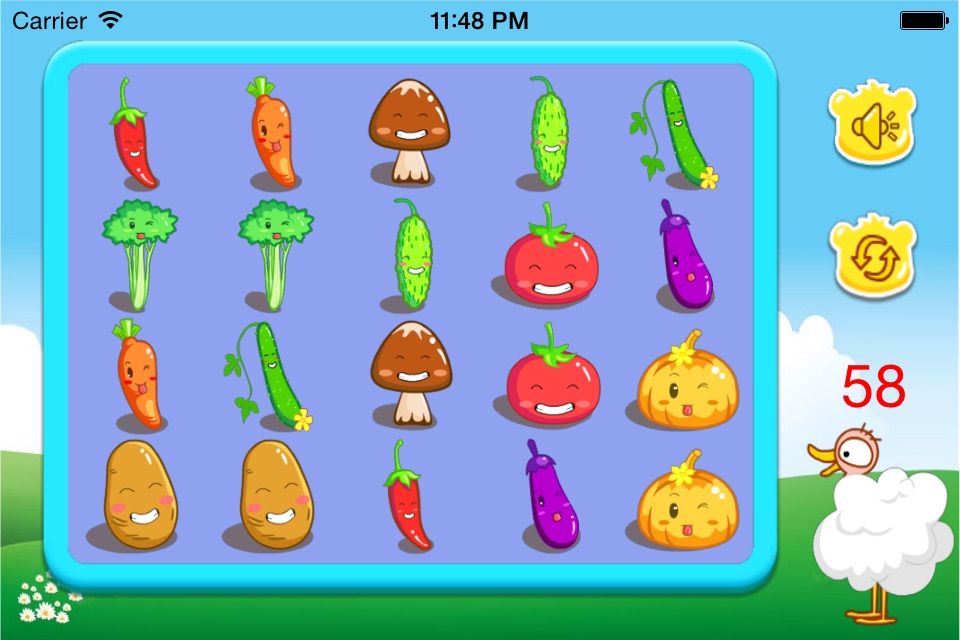 Meyveler - Çocuklara Eşleştirme - Yapboz Oyunu screenshot 3