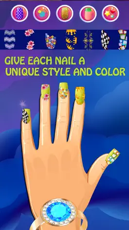 Game screenshot Hollywood Nail Salon-Nail Art Manicure for Girls apk
