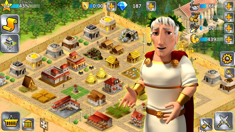 Battle Empire: Roman Wars - Build a City and Grow your Empire in the Roman and Spartan era