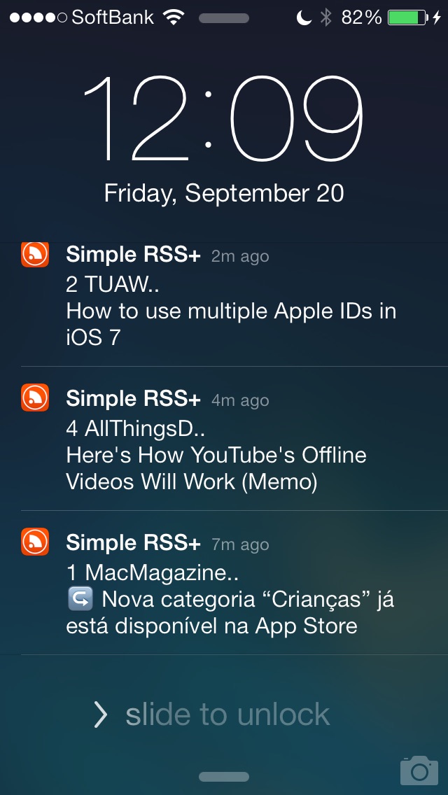 Simple RSS Push+ screenshot1