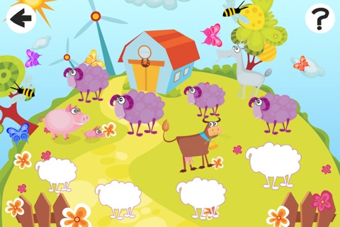 Animals of the Farm Sort By Size Game: Learn and Play for Children screenshot 3