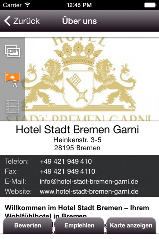 Hotel Stadt Bremen garni screenshot 3