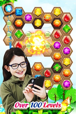 Gem Jewel Quest Adventure II - The Best Diamond Crush Puzzle Addicting Games screenshot 2