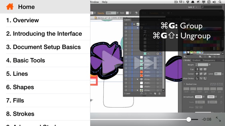 Course For Illustrator CC 101 - Illustrator Basics - Create A Logo