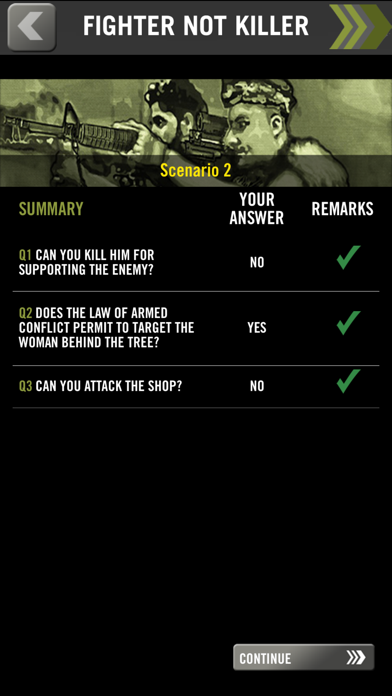 How to cancel & delete Fighter Not Killer - Test your knowledge of the Rules of War from iphone & ipad 2