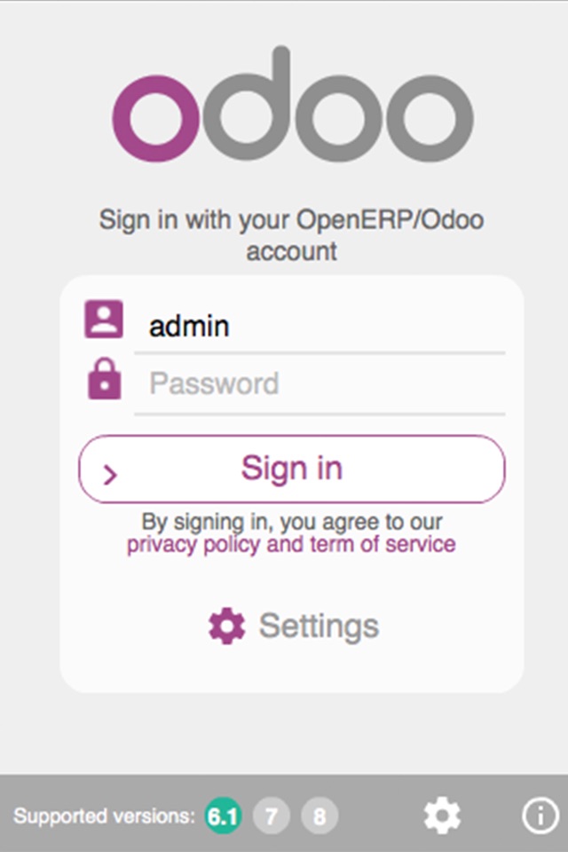 Odoo M1 screenshot 2