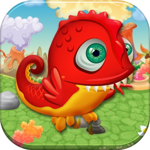 Flapping Dino Bird Dash & Friends – Jurassic Land before Time of Ice Age Pro Icon