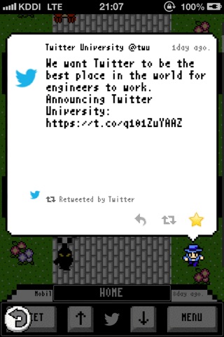 DragonTweet - Retro RPG-style Twitter app screenshot 4