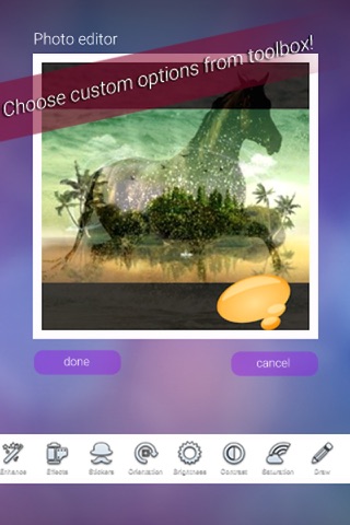Instaglam Pro - Share cool artistic double exposure photos to Instagram and Facebook screenshot 2