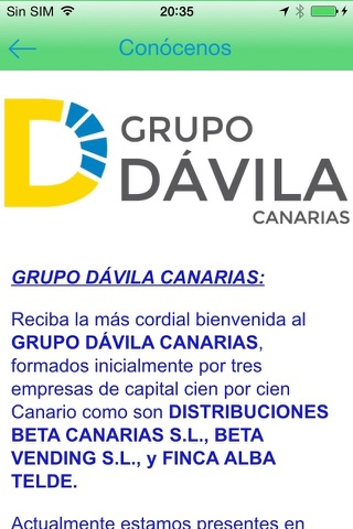Grupo Dávila screenshot 2