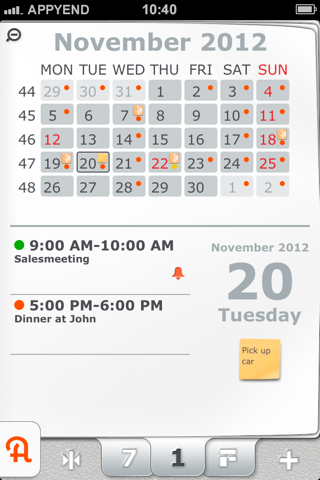 AppyCal - the happy calendar screenshot 3