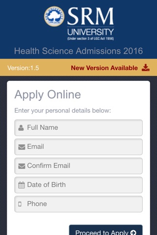 SRM Health Science UG 2016 screenshot 2