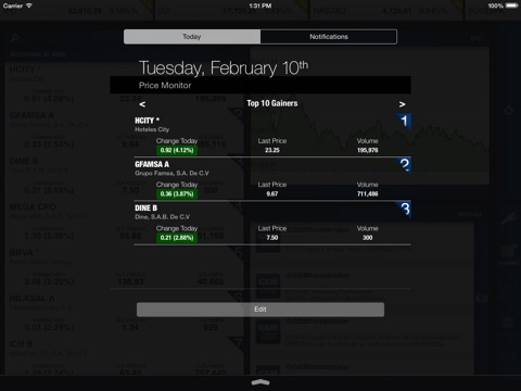 GBMhomebroker For iPad screenshot 3