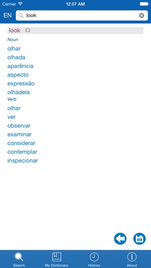 Portuguese <> English Dictionary + Vocabulary trainer(圖2)-速報App